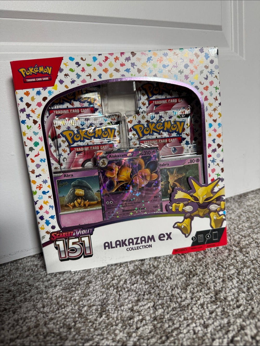 Pokémon Scarlet & Violet 151 Alakazam ex Collection - Pink & Purple
